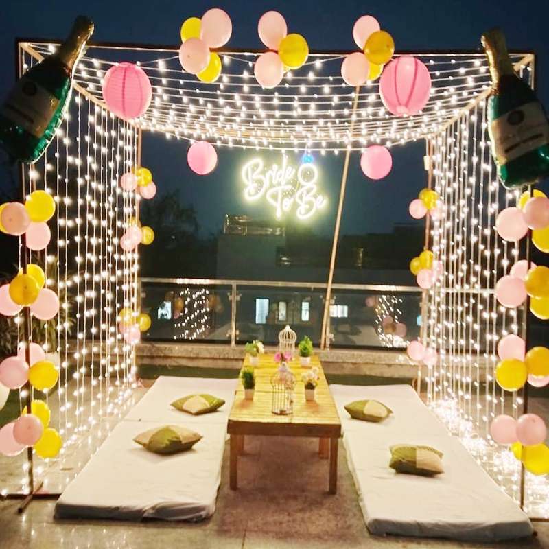   Rooftop Birthday Decor