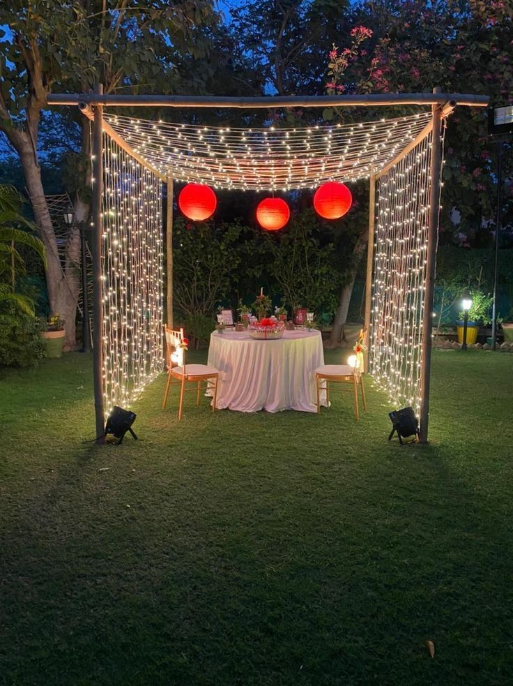   Romantic Anniversary Decor