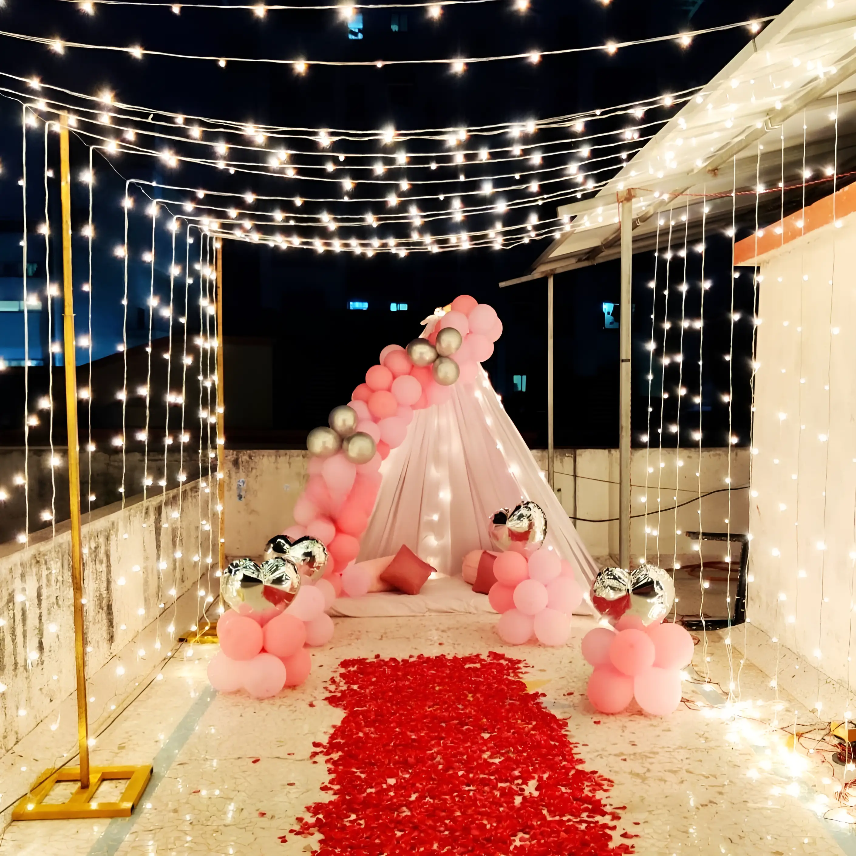   Terrace Romantic Decoration